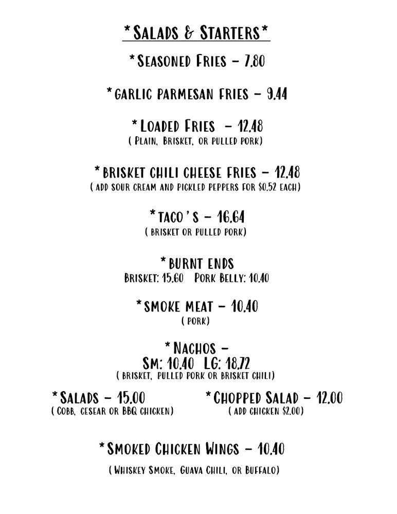 Whiskey Smoke 808 Menu image 3